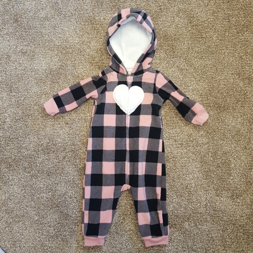 Carter's 9m fleece jumpsuit - Picture 1 of 1